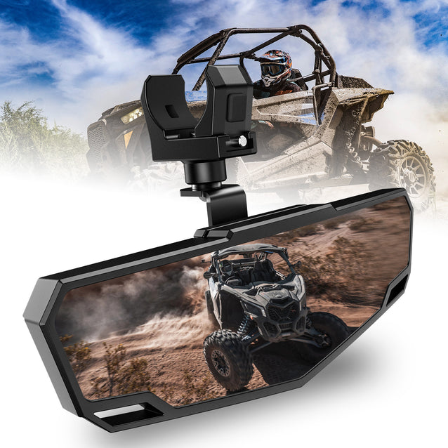Esploratori UTV Rear View Mirror, SXS Center Rearview Mirror with 1.5