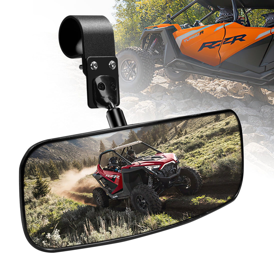 Espejos Retrovisor Laterales Utv Para Polaris Rzr | Cuotas Sin Interés